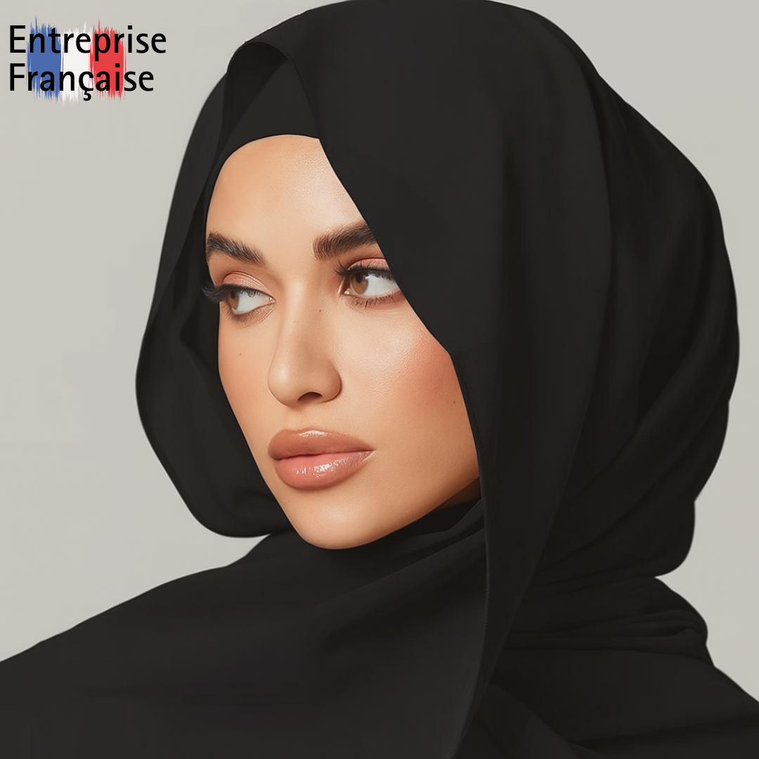 Hijab Instantané en Mousseline de soie