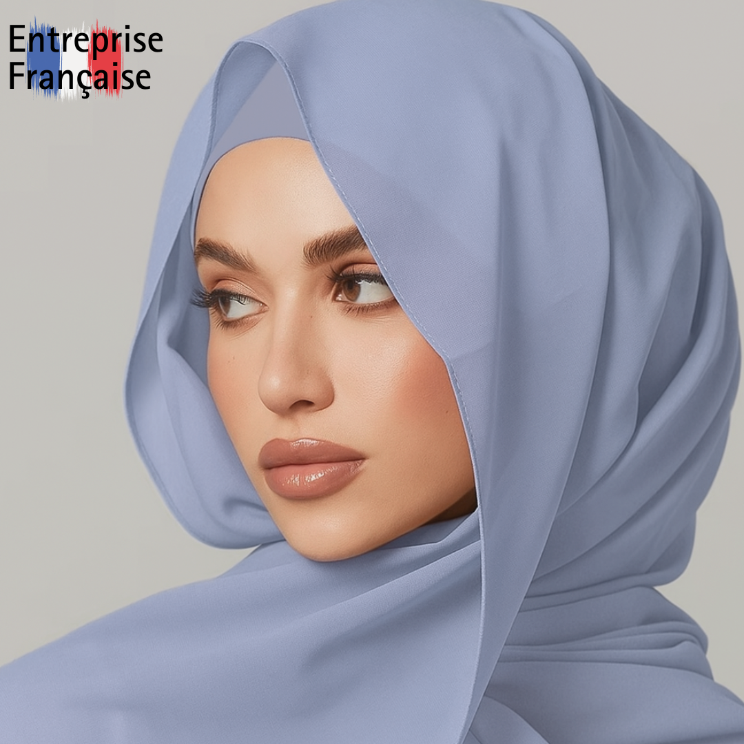 Hijab Instantané en Mousseline de soie