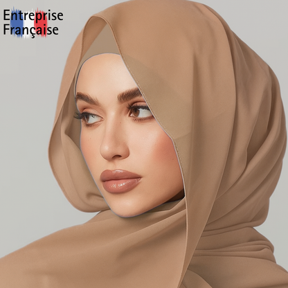 Hijab Instantané en Mousseline de soie