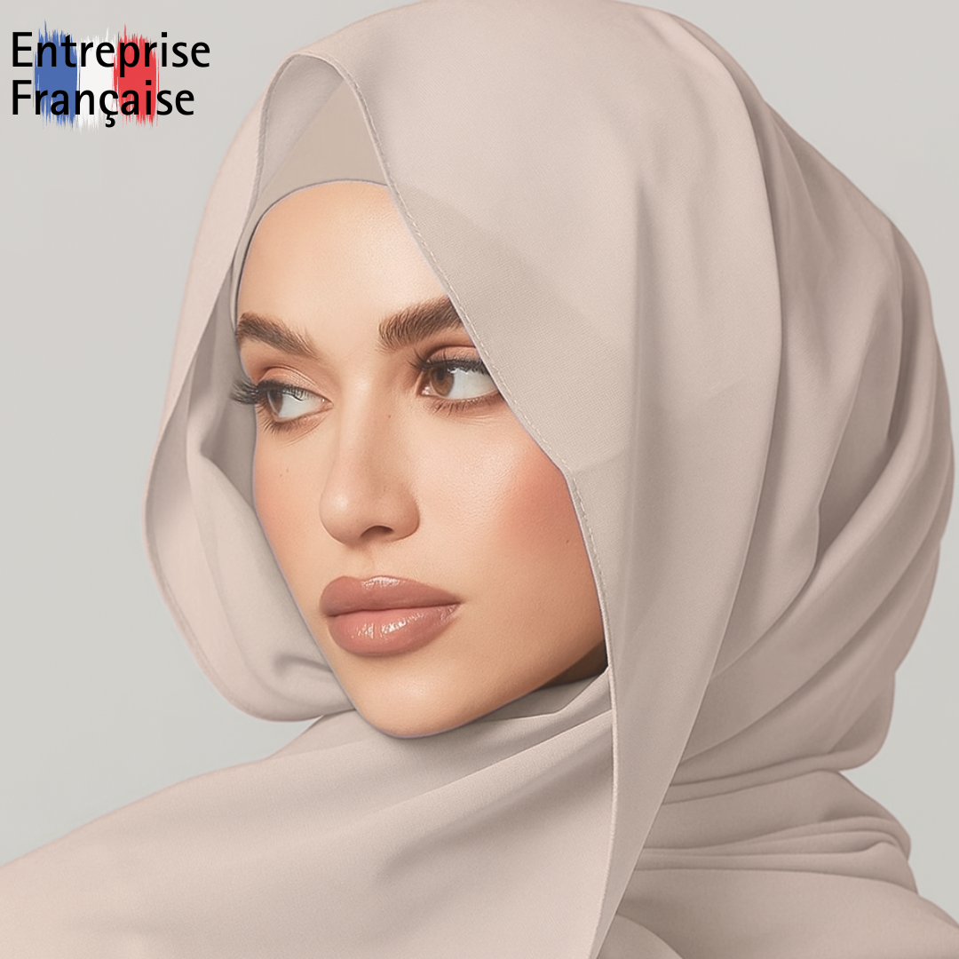 Hijab Instantané en Mousseline de soie