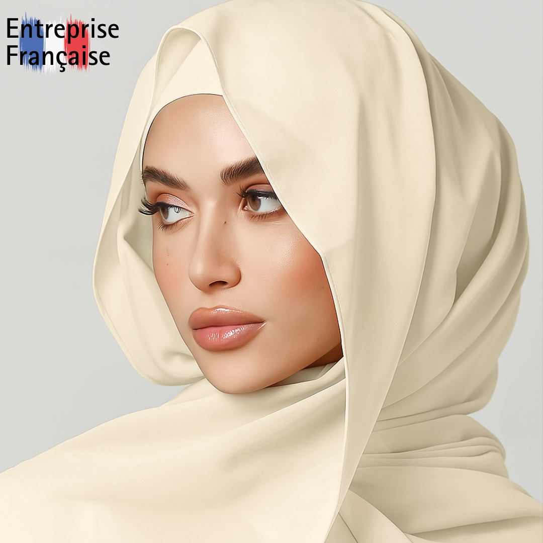 Hijab Instantané en Mousseline de soie